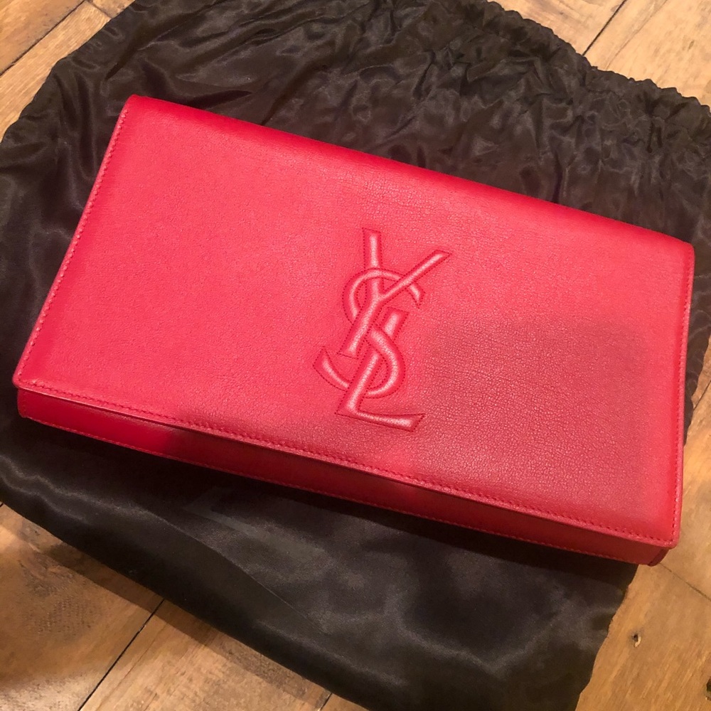 Authentic Brand New YSL Belle Du Jour Clutch